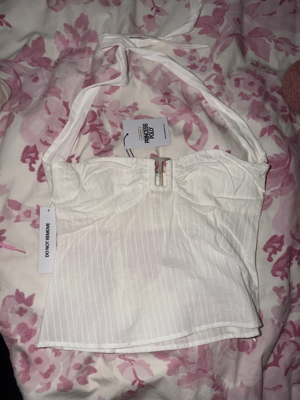 Princess Polly Ivory Halter Bustier Camisole